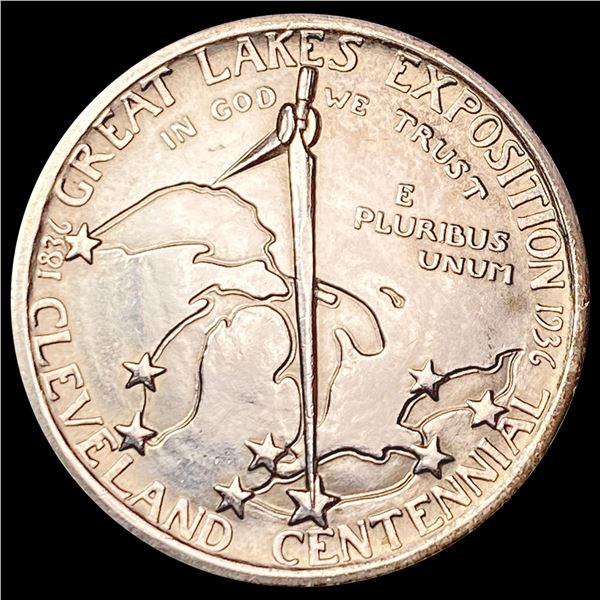 1936 Cleveland Half Dollar CLOSELY UNCIRCULATED