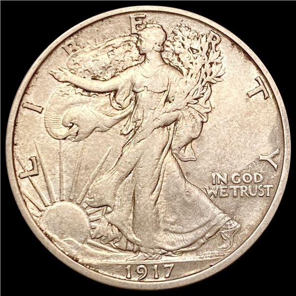 1917-S Walking Liberty Half Dollar CLOSELY UNCIRCULATED