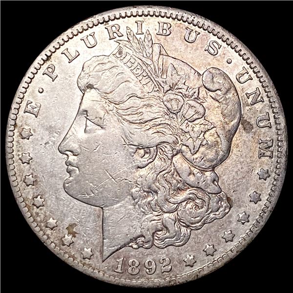 1892-CC Morgan Silver Dollar LIGHTLY CIRCULATED