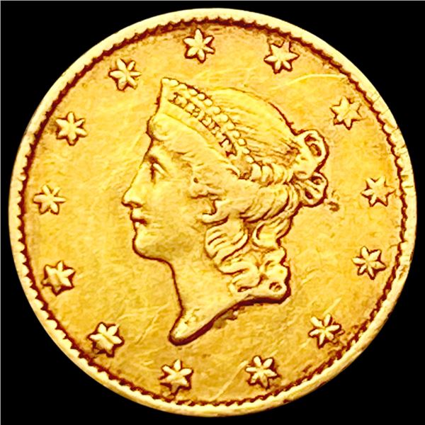 1849 Rare Gold Dollar LIGHTLY CIRCULATED