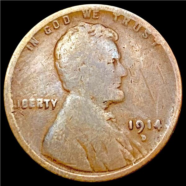 1914-D Wheat Cent NICELY CIRCULATED