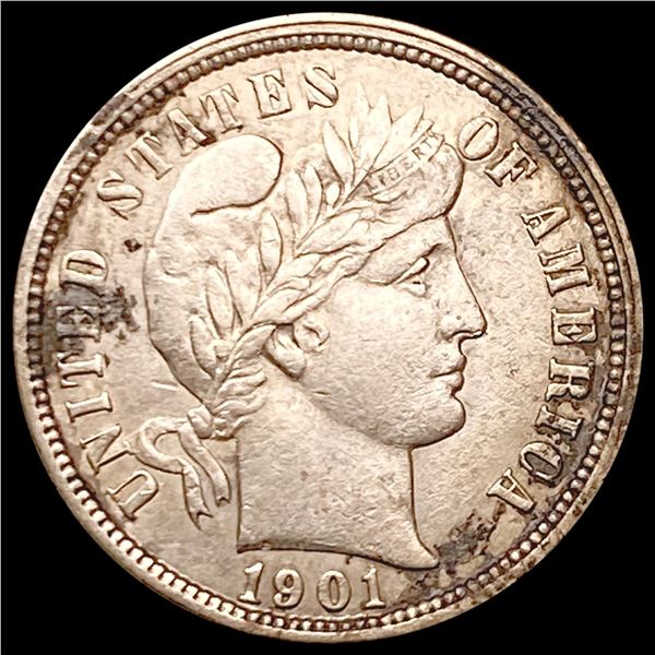 1901-O Barber Dime CLOSELY UNCIRCULATED
