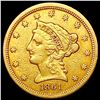 Image 1 : 1861 $2.50 Gold Quarter Eagle CLOSELY UNCIRCULATED