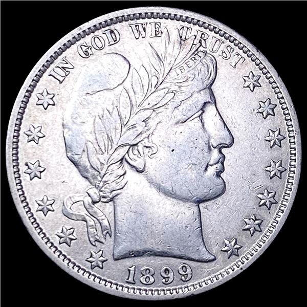 1899 Barber Half Dollar CLOSELY UNCIRCULATED