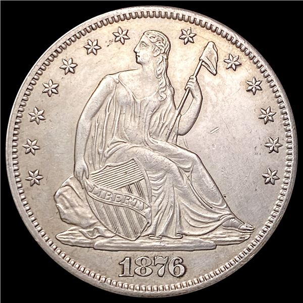 1876-CC Seated Liberty Half Dollar UNCIRCULATED