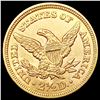 Image 2 : 1853 $2.50 Gold Quarter Eagle UNCIRCULATED