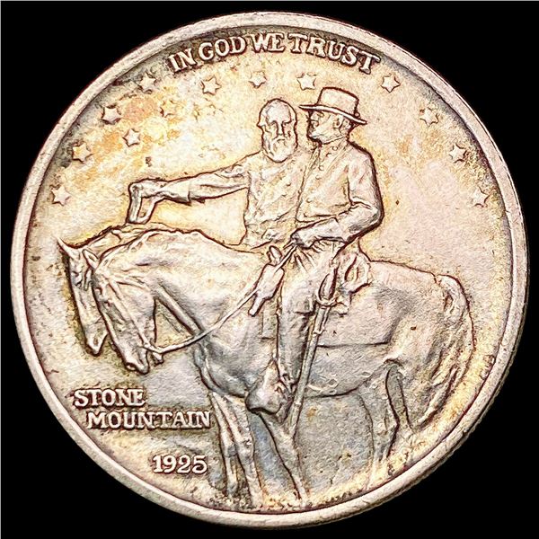 1925 Stone Mountain Half Dollar CHOICE AU