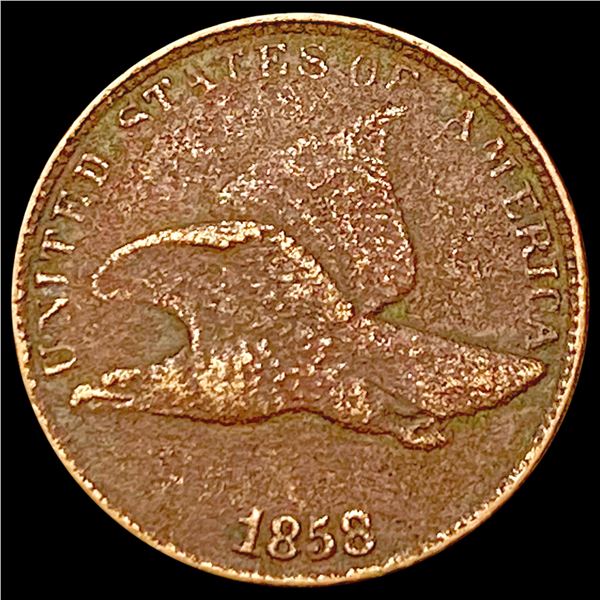 1858 Flying Eagle Cent NICELY CIRCULATED