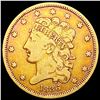 1836 $5 Gold Half Eagle LIGHTLY CIRCULATED