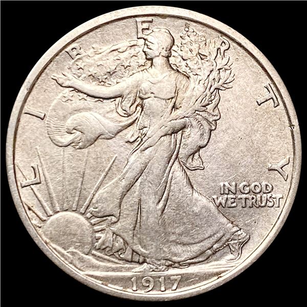1917-S Walking Liberty Half Dollar CLOSELY UNCIRCULATED