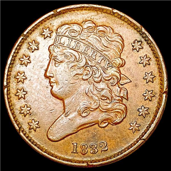 1832 Classic Head Half Cent CLOSELY UNCIRCULATED
