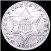 Image 1 : 1854 Silver Three Cent CLOSELY UNCIRCULATED