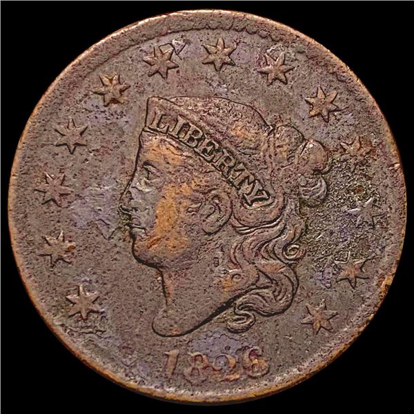 1828 Coronet Head Large Cent LIGHTLY CIRCULATED