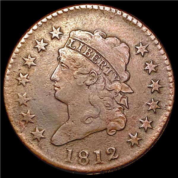 1812 Classic Head Large Cent LIGHTLY CIRCULATED