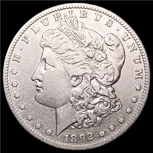 1892-S Morgan Silver Dollar NEARLY UNCIRCULATED