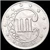 Image 2 : 1851 Shield Three Cent CHOICE AU