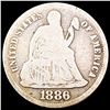 Image 1 : 1886-S Seated Liberty Dime NICELY CIRCULATED