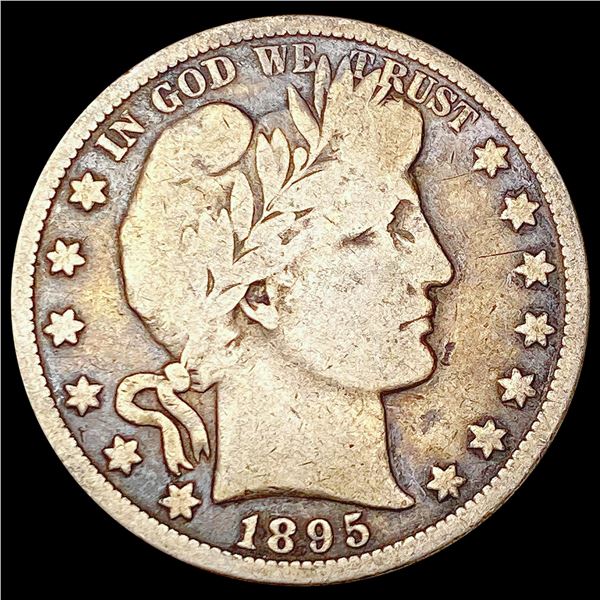 1895 Barber Half Dollar NICELY CIRCULATED