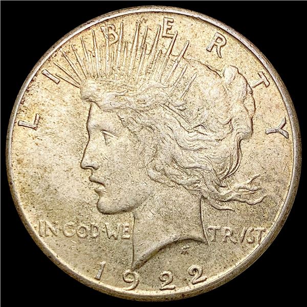 1922-S Silver Peace Dollar CLOSELY UNCIRCULATED
