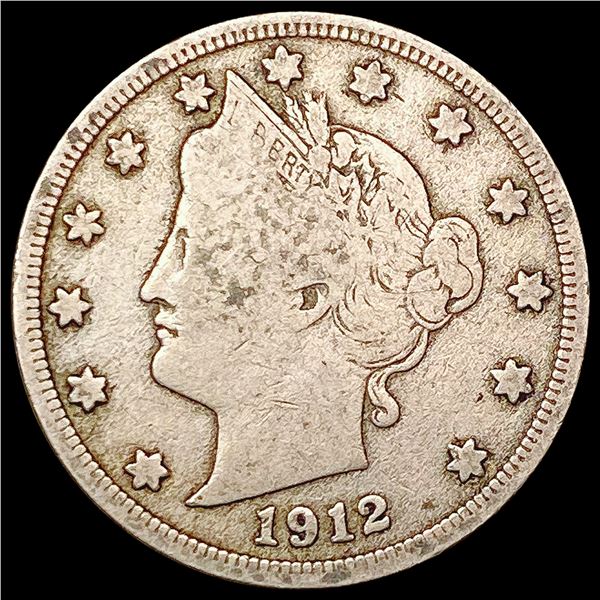1912-S Liberty Victory Nickel NICELY CIRCULATED