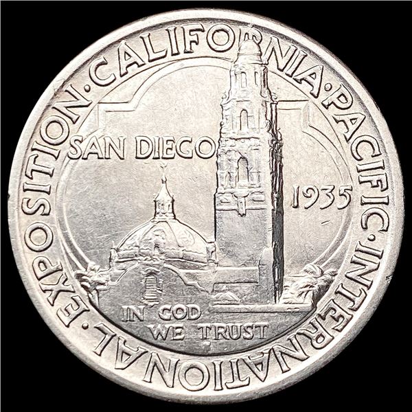 1935-S San Diego Half Dollar CHOICE BU