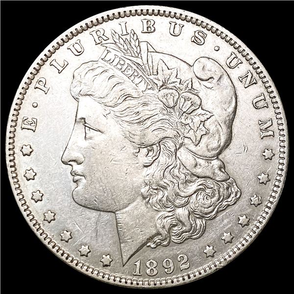 1892 Morgan Silver Dollar CLOSELY UNCIRCULATED