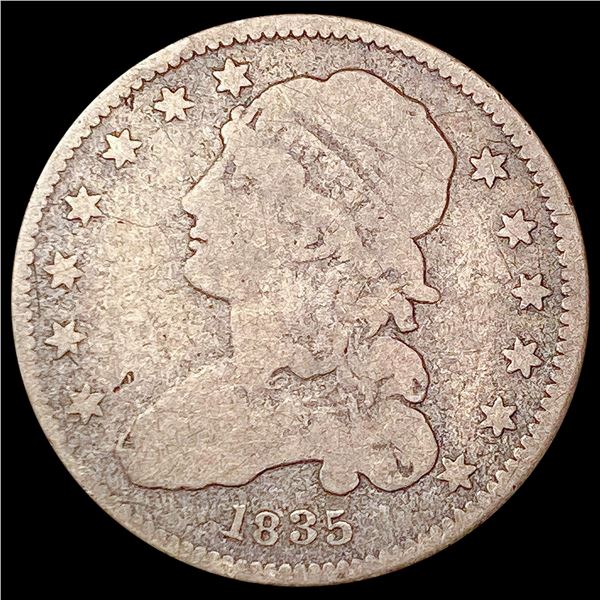 1835 Capped Bust Quarter NICELY CIRCULATED