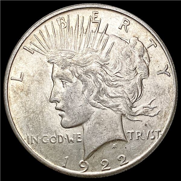 1922-S Silver Peace Dollar CLOSELY UNCIRCULATED
