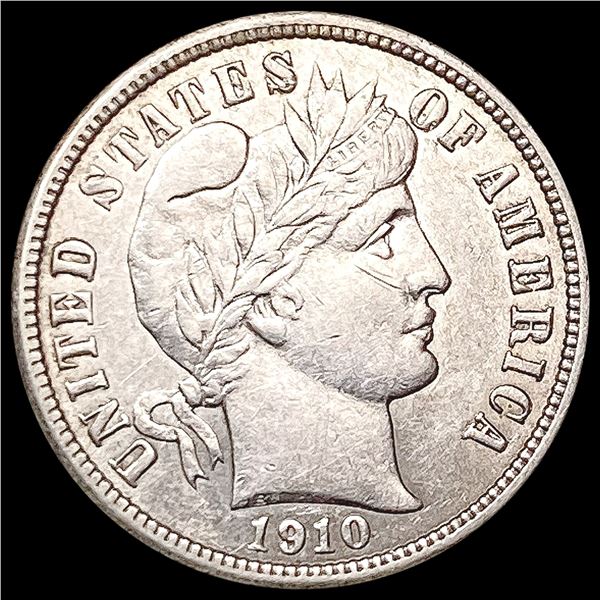 1910 Barber Dime UNCIRCULATED