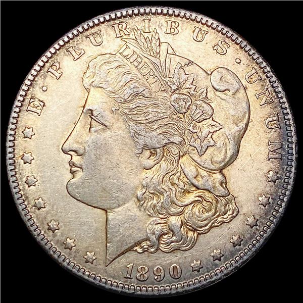 1890-CC Morgan Silver Dollar CLOSELY UNCIRCULATED