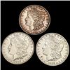 Image 1 : [3] 1886-1921 Morgan Silver Dollar CLOSELY UNCIRCULATED