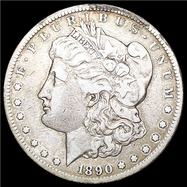 1890-CC Morgan Silver Dollar LIGHTLY CIRCULATED