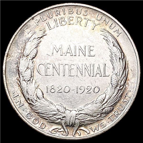 1920 Maine Half Dollar CLOSELY UNCIRCULATED