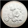 Image 2 : 2018 Niue $2 Disney Scrooge McDuck 1 Ounce Silver GEM PROOF