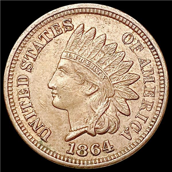 1864 Indian Head Cent CHOICE AU
