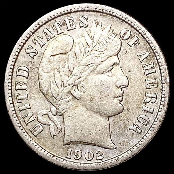 1902 Barber Dime CLOSELY UNCIRCULATED