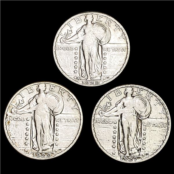 [3] 1927-1929 Standing Liberty Quarter CLOSELY UNCIRCULATED
