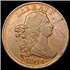 Image 1 : 1804 Draped Bust Half Cent CLOSELY UNCIRCULATED