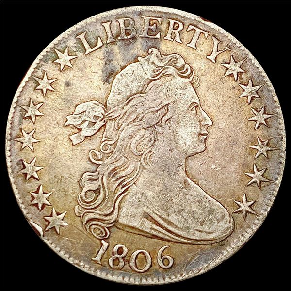1806 Draped Bust Half Dollar NICELY CIRCULATED