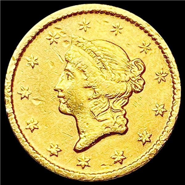 1849 Rare Gold Dollar CHOICE AU