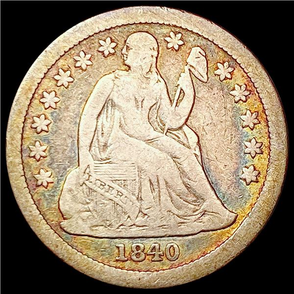 1840 Seated Liberty Dime NICELY CIRCULATED