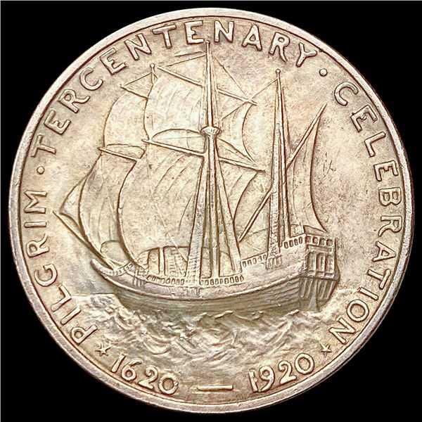 1920 Pilgrim Half Dollar CLOSELY UNCIRCULATED