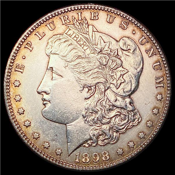1898-S Morgan Silver Dollar CHOICE AU