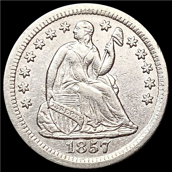 1857-O Seated Liberty Half Dime CLOSELY UNCIRCULATED