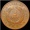 Image 2 : 1867 Two Cent Piece CLOSELY UNCIRCULATED