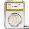 1928 Silver Peace Dollar PGA MS65