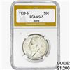 1938-S Boone Half Dollar PGA MS65