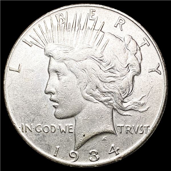 1934-S Morgan Silver Dollar NEARLY UNCIRCULATED