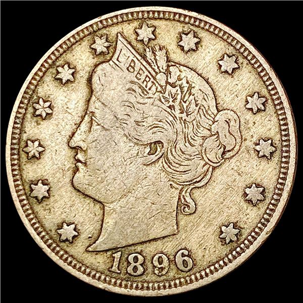 1896 Liberty Victory Nickel LIGHTLY CIRCULATED