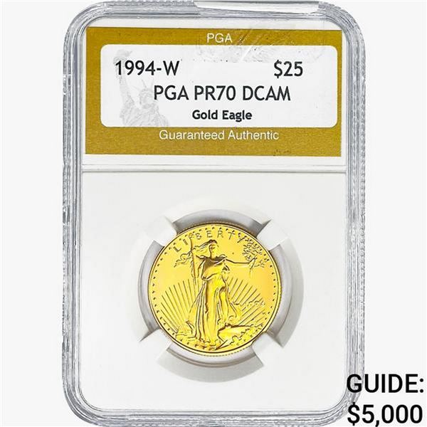1994-W 1/2oz Gold $25 Eagle PGA PR70 DCAM